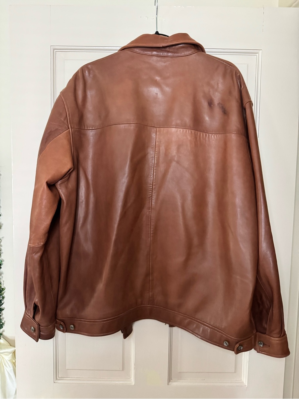 Men’s Polo by Ralph Lauren Leather Jacket Sz L - Picture 4 of 5